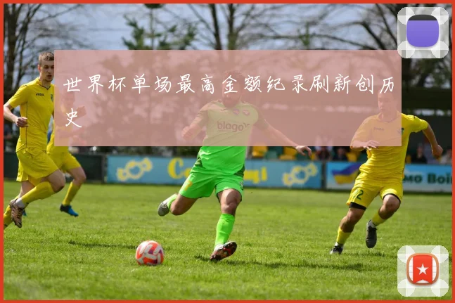 世界杯单场最高金额纪录刷新创历史